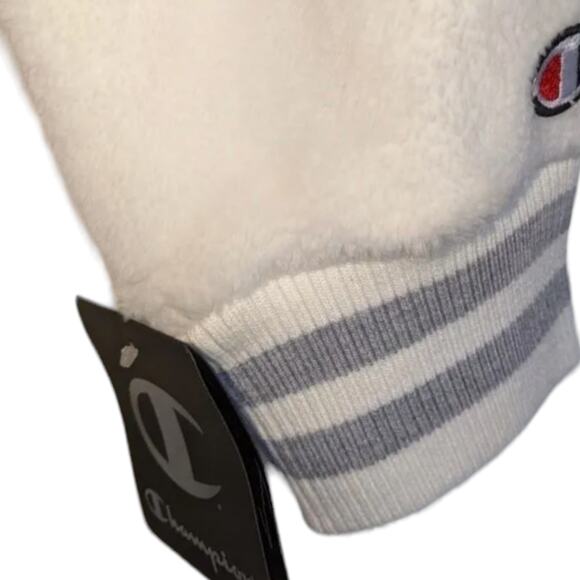 Champion Super Fleece Cropped Logo Hoodie - Picture 3 of 5